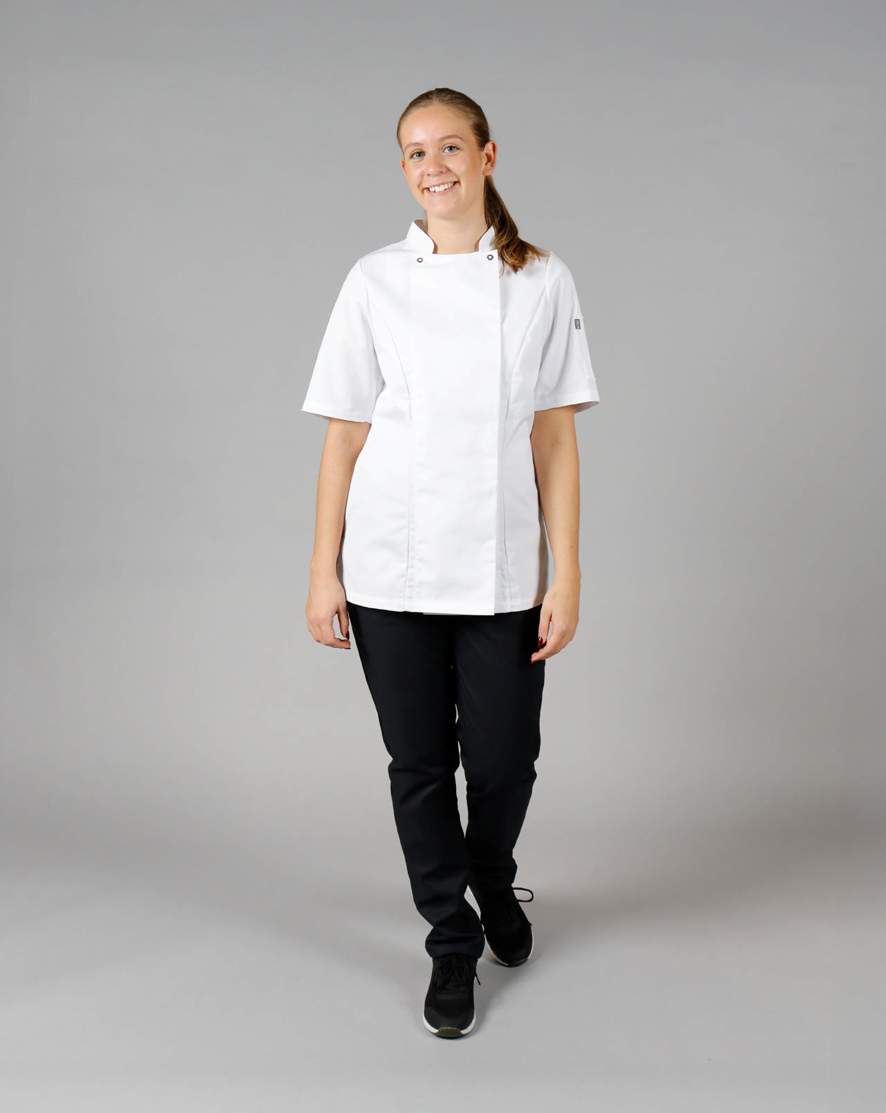 Damekokkejakke, 1/4 ærme