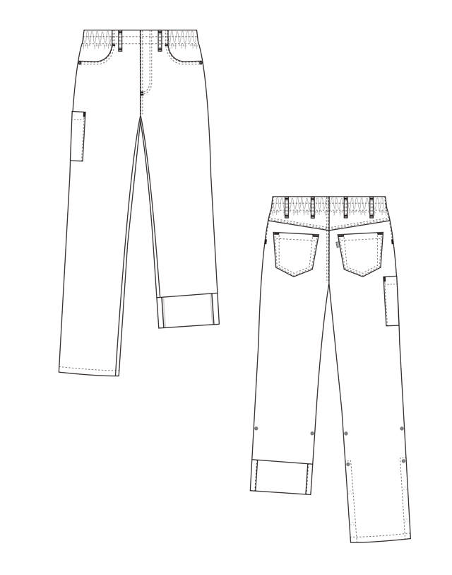 Jeans Pull-on 190 gsm