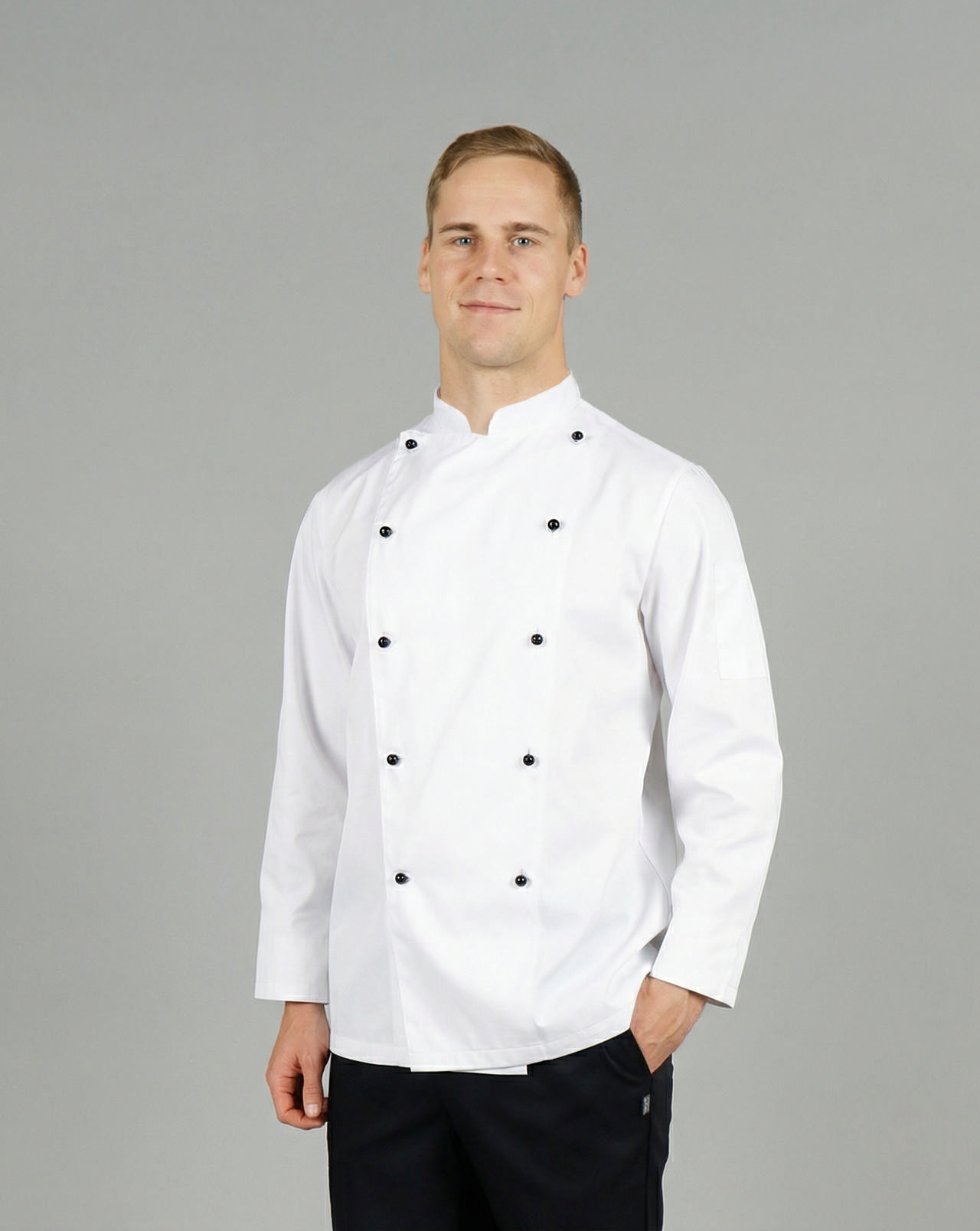 Kokkejakke | Slidstærk | Kugleknapper