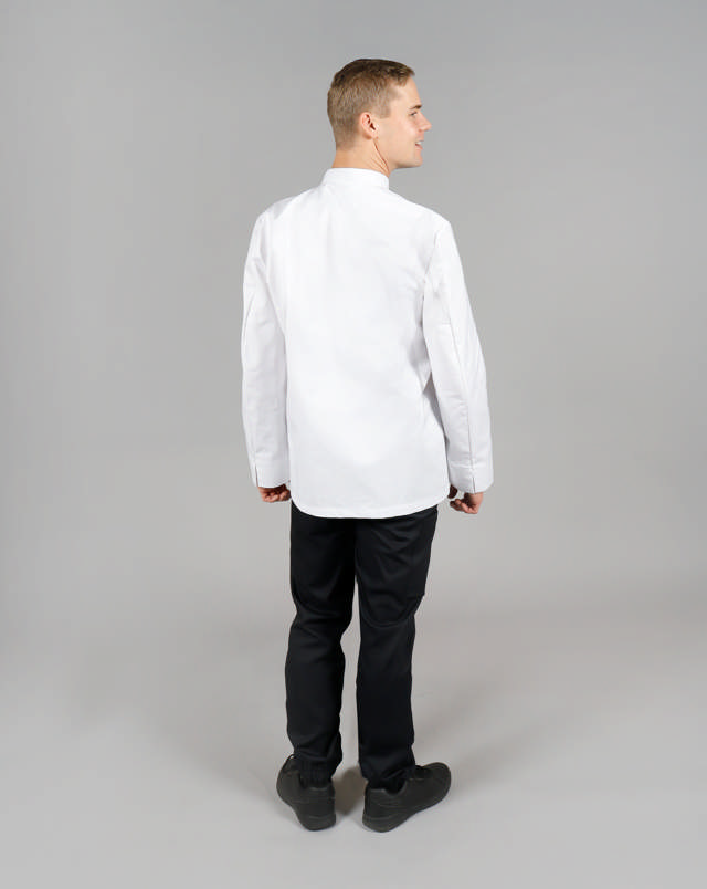 Kokkejakke | Trykknapper | Manchetærmer