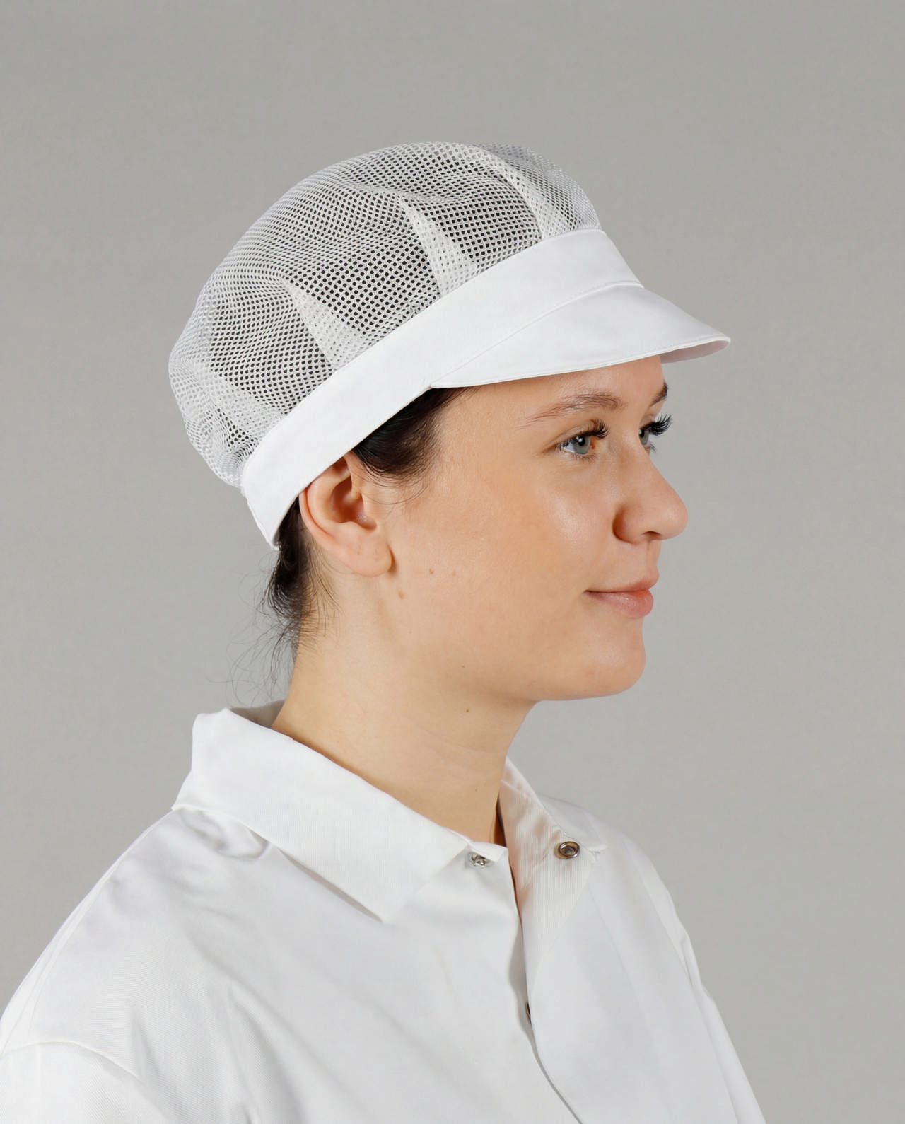Cap with hairnet | Velcro closure | HACCP