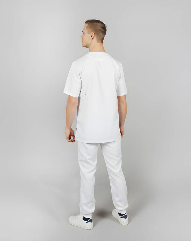 Unisex-busseronne - Hvid