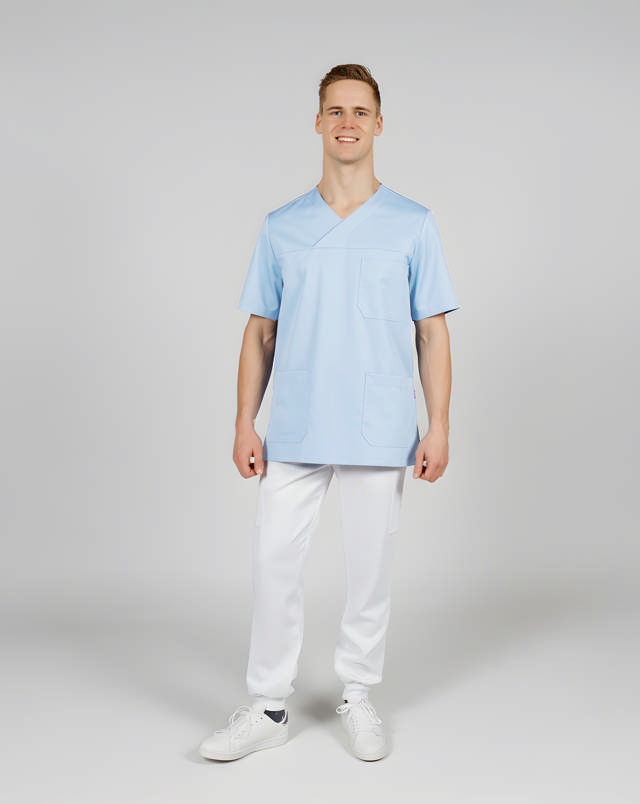 Unisex-busseronne - Lyseblå